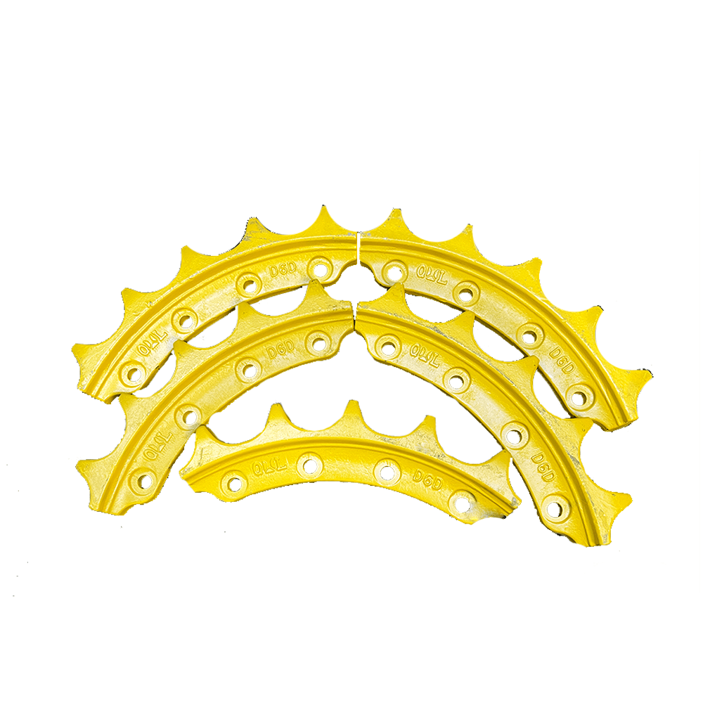 Grupo Segmento Sprocket para Bulldozer Caterpillar D6C y D6D - Repuesto de Rodamiento QUL