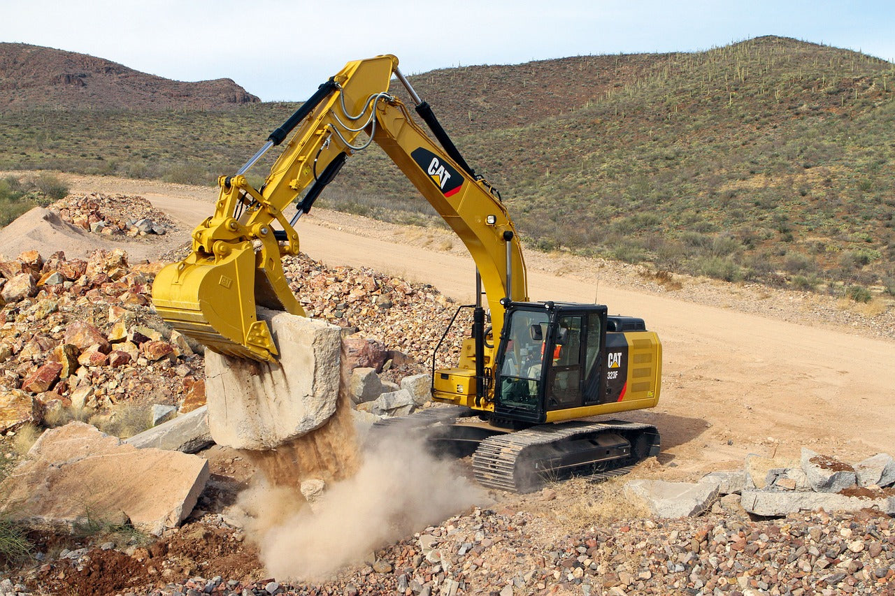 CaterpillarExcavator. Imagen de Rico S. en Pixabay 