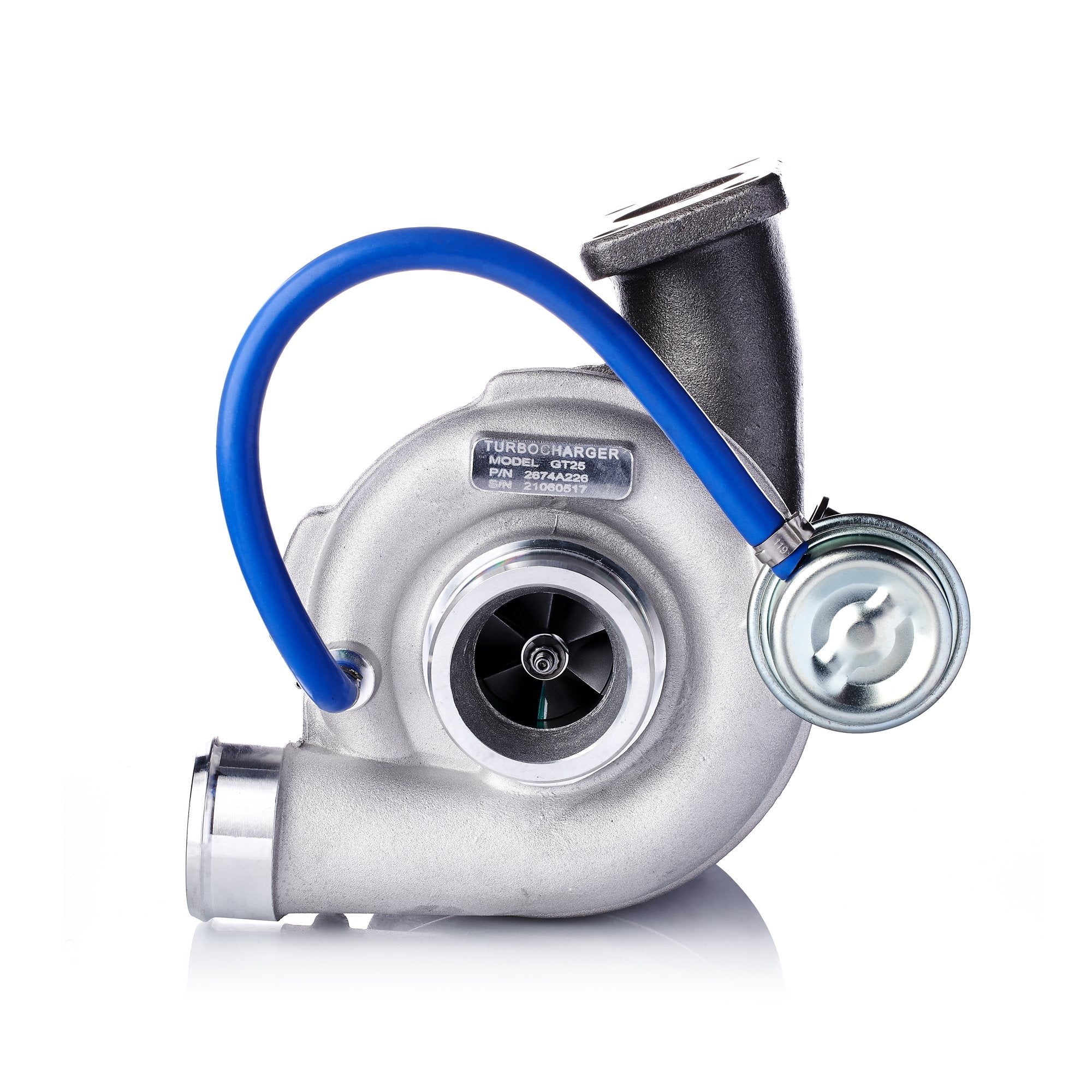 TURBO CON VALVULA MOTOR PERKINS (VISTA 4 EPA TIER 2)MODELO GT2556S PARA RETROEXCAVADORA 416E- MASSEY FERGUSON 5455- 420D-IT