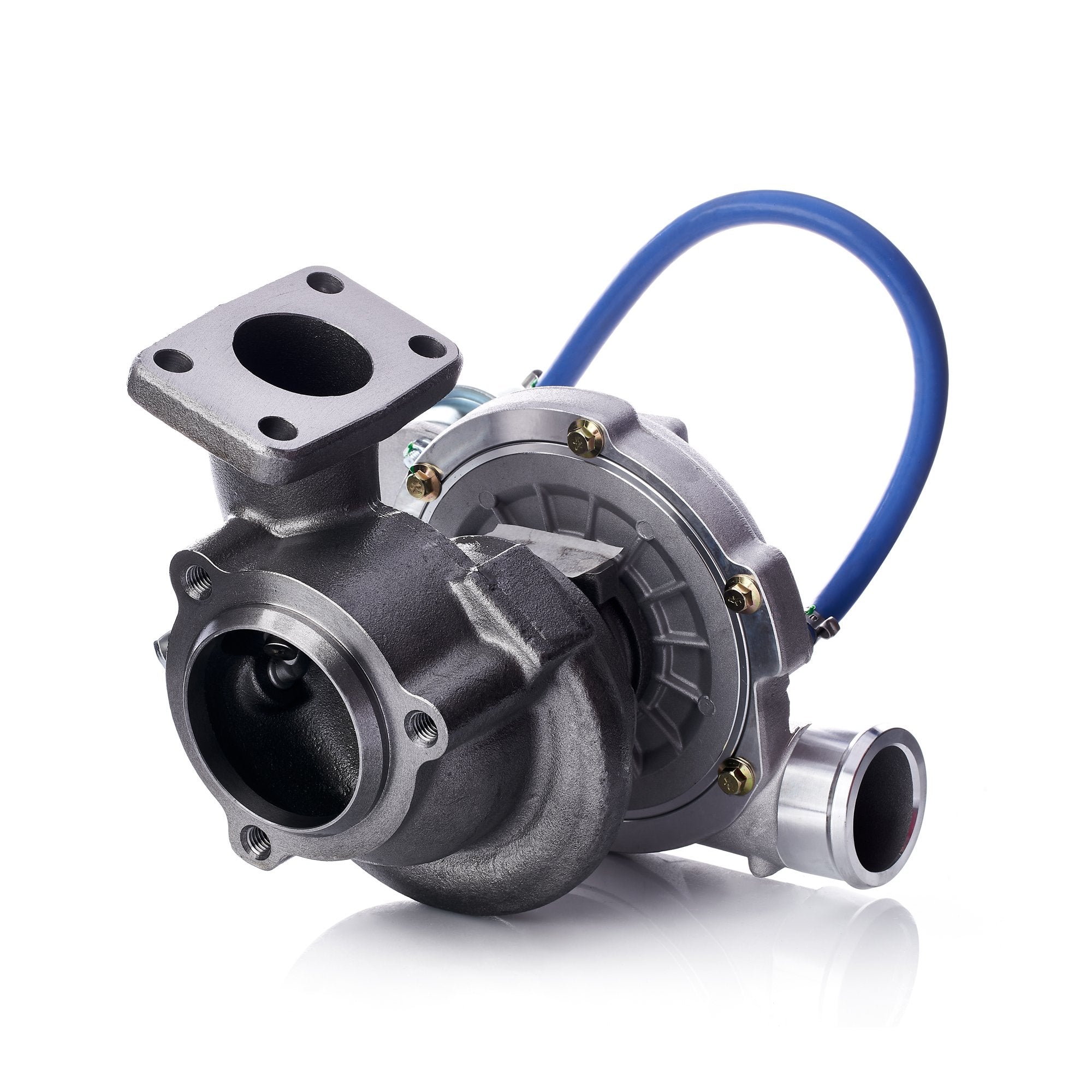 TURBO CON VALVULA MOTOR PERKINS (VISTA 4 EPA TIER 2)MODELO GT2556S PARA RETROEXCAVADORA 416E- MASSEY FERGUSON 5455- 420D-IT