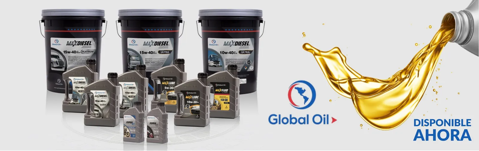 Lubricantes Global Oil Max Diesel, disponibles ahora.